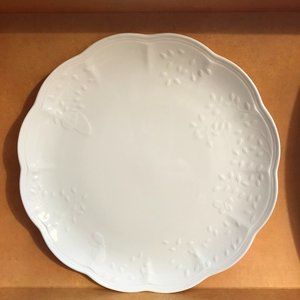 VINTAGE 2  LENOX 10.75" BUTTERFLY MEADOW CLOUD LOUISE LE LUYER  DINNER  PLATES